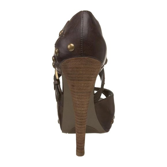 Guess Brown Platform Sandals - Picture 4 of 10